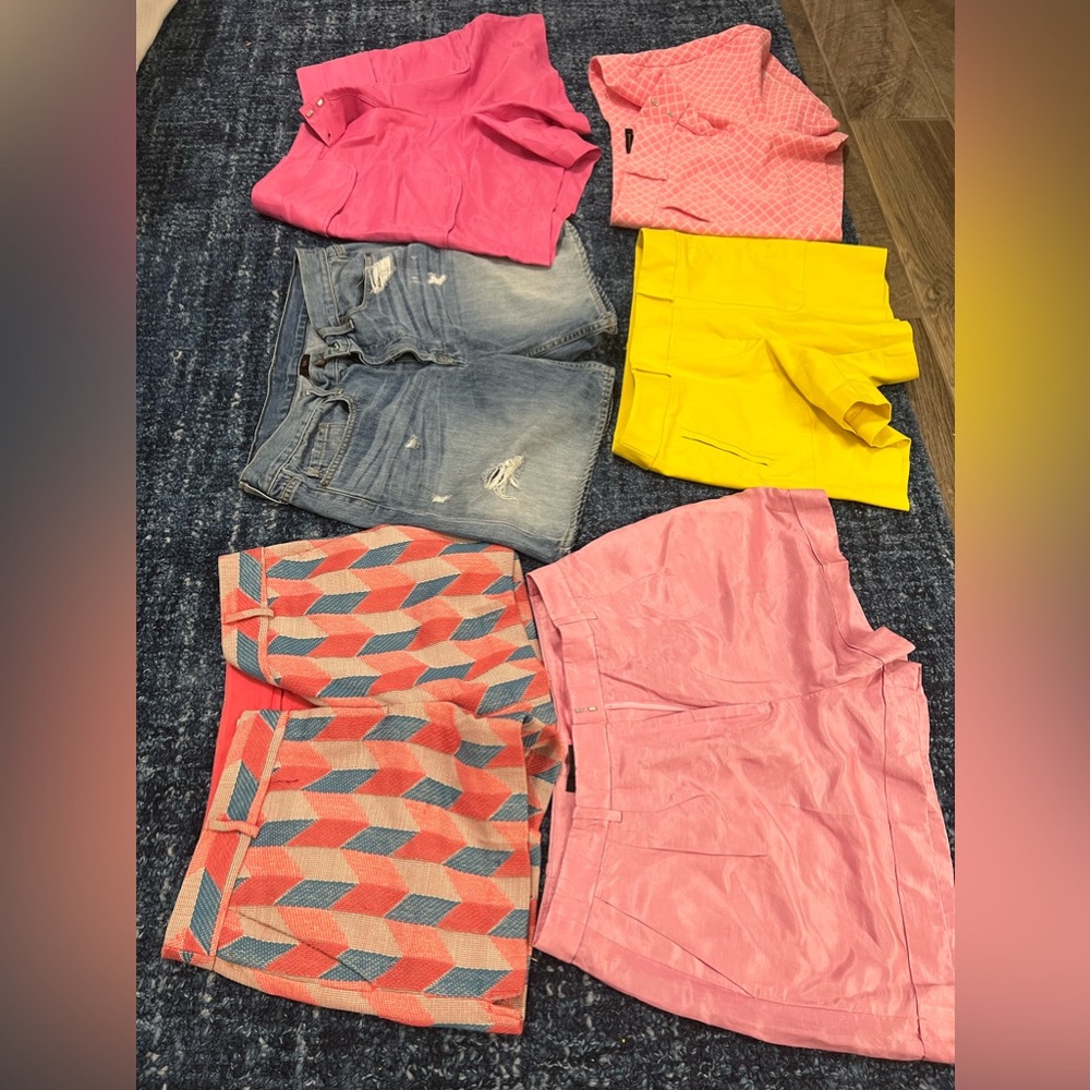 Lot of jcrew, ann Taylor, and loft shorts
